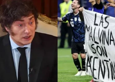 Milei critico a la Selección por la bandera de Malvinas: “No hay que caer en slogans populistas y berretas”