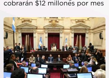 Los senadores aumentaron sus sueldos y cobrarán $12 millones, mientras el salario mínimo es $ 352.400 pesos