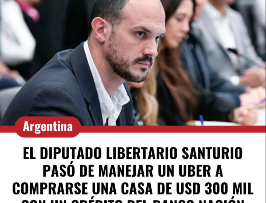El diputado libertario que manejaba un Uber y ahora accedió a un crédito millonario